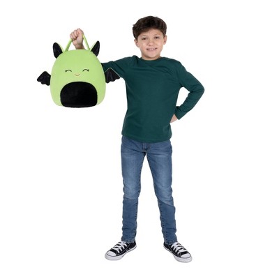 Squishmallows Leap the Bat Halloween Trick or Treat Pail Green