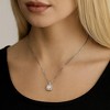 Hollywood Sensation Two Carat Halo Cubic Zirconia Pendant Necklace - 3 of 4