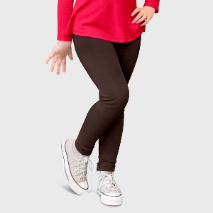 City Threads Girls 100% Cotton Leggings - USA-Made, Soft, Breathable & Sensory Friendly for Kids/Toddlers - 1 of 4