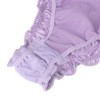 Agnes Orinda Women's Frill Trim Underwear Briefs Hipster Panty Satin Panties 3 Pack - 3 of 4