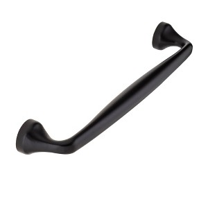Sumner Street Home Hardware 10pk 6-1/4" Mason Pulls Matte Black: Zinc Cabinet Handles, Drawer Knobs, Powder-Coated Finish - 1 of 4