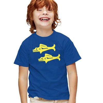 Boys' Short Sleeve Legends Of the Hidden Temple Blue Barracudas T-Shirt
