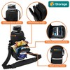SUN CUBE Water Bottle Holder Strap, Insulated Neoprene Sleeve Bag Carrier, Crossbody Carrying Sling Purse Pouch Pocket Walking Hiking - 2 of 4