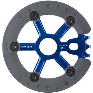 Odyssey Utility Pro Guard Sprocket - 28t, Anodized Blue - 1 of 2