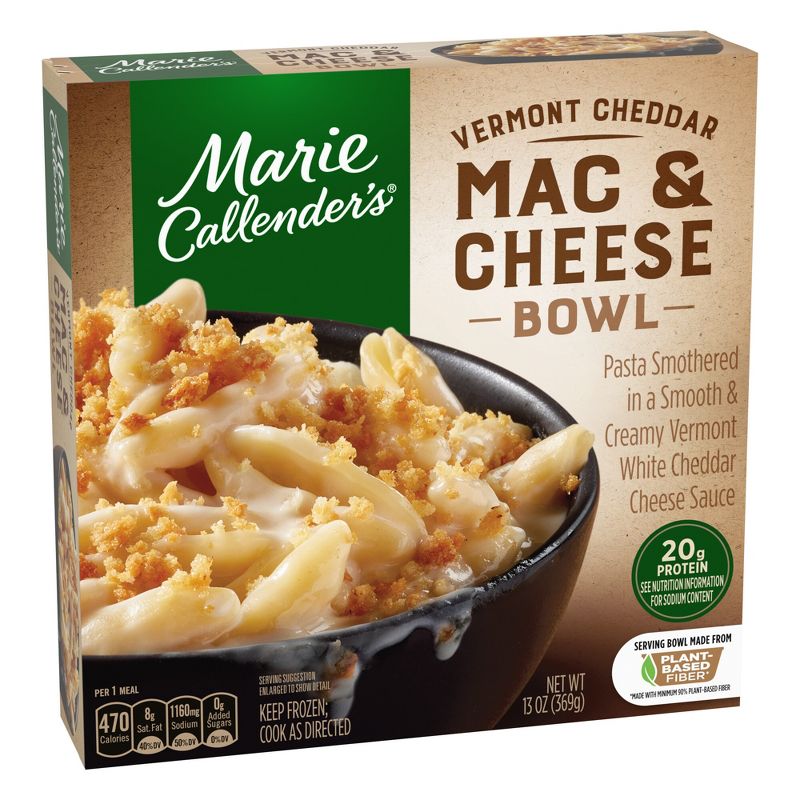 Marie Callender&#39;s Frozen Creamy Vermont Mac &#38; Cheese Bowl -13oz, 3 of 5