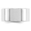 Black Bow Jewelry 10mm 14K White or Yellow Gold Lightweight Flat Standard Fit Band - 2 of 4