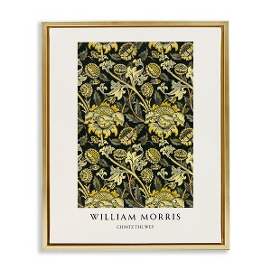 Stupell Industries William Morris Chintz The Wey Floating Frame Canvas Art - 1 of 4