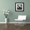 Trademark Fine Art -Ryan Fowler 'Moonrise Black Dog Labrador Lake' Matted Framed Art - 3 of 4