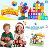 Joyfy 66PCS Magnetic Tiles Building Blocks for Kids Aged 3-8, Construction STEM Toys Birthday Christmas Gift for 3 4 5 6 7 8 Year Old Boys & Girls - 2 of 4