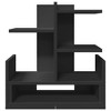 Aghana Digitals Black Plywood Desktop Organizer with Open Shelves - 49x20x52.5cm, 20kg Capacity for - 4 of 4