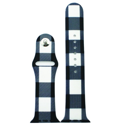 Olivia Pratt Buffalo Print Silicone Apple Watch Band 42mm : Target