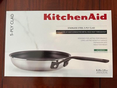 KitchenAid Frying Pan Multi-Ply Stainless Steel - ø 28 cm - ceramic non- stick coating