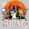 Men's Design By Humans Halloween Squad Skeleton Unicorn Dabbing By dodorindesign T-Shirt - 2 of 4