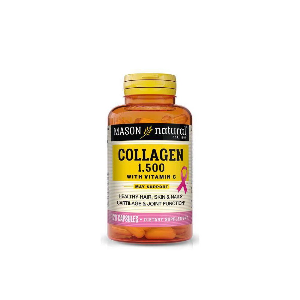 Photos - Vitamins & Minerals Mason Natural Collagen 1500 with Vitamin C Dietary Supplement - 120ct 