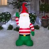 Gemmy Christmas Inflatable Gnome, 4 ft Tall, Multi - 2 of 4