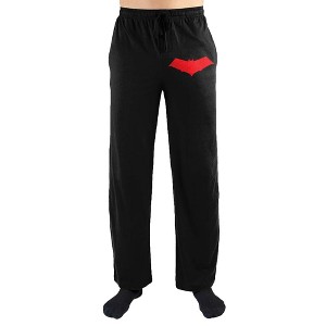 DC Comics The Red Hood Logo Men's Sleepwear Lounge Sleep Pajama Pants - 1 of 3
