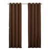 GoodGram 2 Pack Hotel Thermal Grommet 100% Blackout Window Curtain Panels - 2 of 2