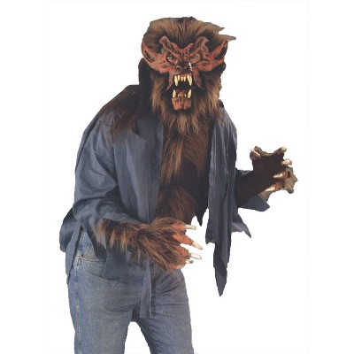 Adult Wolf Halloween Costume Shirt One Size