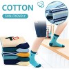 SEVOBAL 5 Pairs Normal Socks Gift for Boy Kid Toddler Summer Sock Cotton Crew Socks Plush Sleeping Slipper Sock Soft, Multicolored, 8.58"*0.39"*0.39" - 4 of 4