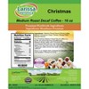 Larissa Veronica Christmas Medium Roast Decaf Coffee (Gourmet, Naturally Flavored, Whole Coffee Beans) (16 oz, ZIN: 560494) - 2 of 4