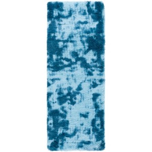 Rainbow Shag RBO100 Flatweave-Power Loomed Skid-Resistant Indoor Rugs - Safavieh - 1 of 4