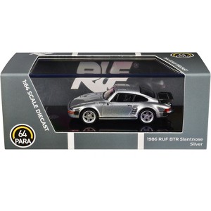 1986 RUF BTR Slantnose Silver Metallic 1/64 Diecast Model Car by Paragon - 1 of 1