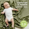 KeaBabies 4pk Muslin Swaddle Blankets for Baby Boys, Girls - Organic Baby Blankets, Swaddles for Newborns - 3 of 4