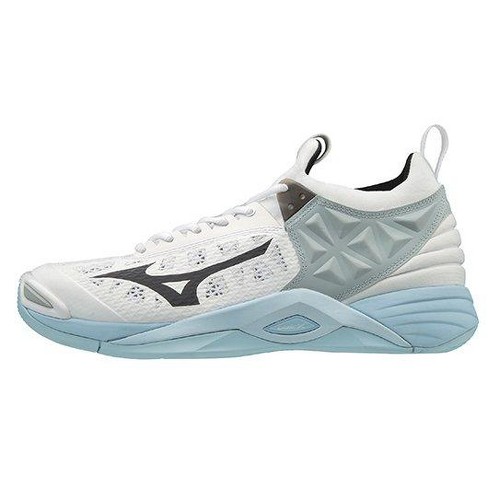 Mizuno Wave Momentum Women's Volleyball Shoe Womens Size 8 In Color  White-blue (0050) : Target