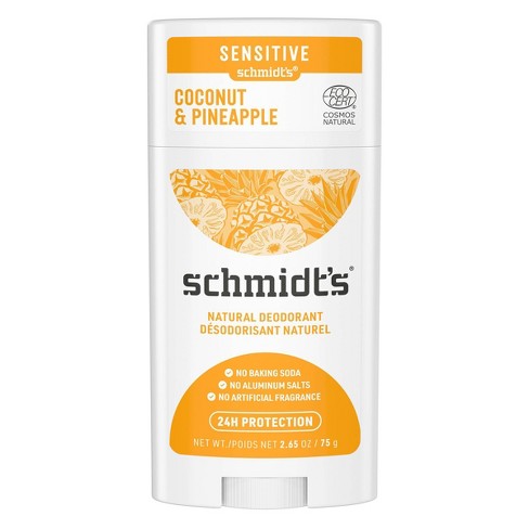 Schmidt's Coconut Pineapple Aluminum-Free Natural Deodorant Stick for Sensitive Skin - 2.65oz - image 1 of 3