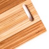 BergHOFF Bamboo Rectangle Cutting Board, Two-tone with Handle, 14.2"x8.7"x0.7" - 4 of 4