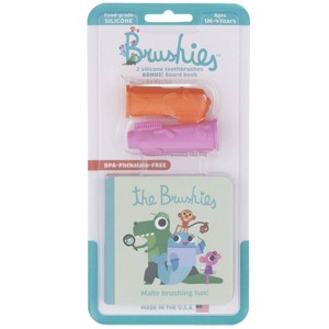 Brushies Toothbrush Mini Book with Momo and Pinkey - 1 of 4
