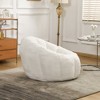 KWPZQEB Bean Bag Chair - BeanBag Chairs for Adults, Living Room Furniture Sofa, Comfy Fur Couch for Living Room, Bedroom - 3 of 4