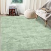 Washable Modern Solid Living Room Rugs, Abstract Indoor Contemporary Floor Carpet for Bedroom Dining Room - 3 of 4