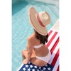 Shiraleah Fringed Ari Sun Hat with Red Trim - 4 of 4
