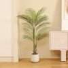 DR.Planzen Faux Palm Trees with Oval White Planter, Pre Potted Fake Greenry Palm Tree for Home Decor - 3 of 4