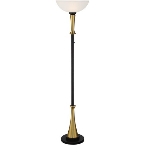 Possini Euro Design Modern Art Deco Style Torchiere Floor Lamp 70" Tall