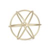 Cheung's Thayer Large Golden Circular Orb - 4 of 4