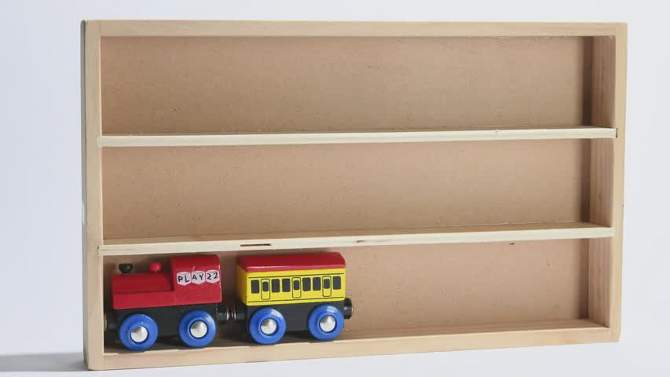 Wooden Train Set 12 PCS – Wooden Track Train Toys for Toddlers - Magnetic Train Cars Set is Compatible with All Major Brands - Play22Usa, 2 of 12, play video