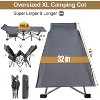 Docred Folding Camping Cot with Mattress & Carry Bag for Adults – Standard & Oversized XXL, Single & 2-Pack Outdoor Sleeping Bed Options - 2 of 4