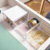 Martha Stewart Brody Clear Plastic Storage Organizer Bins with Lid for Home Office, Kitchen, or Bathroom - 2 of 4