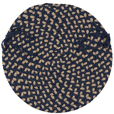 Colonial Mills Brook Farm Chair Pad, Bluestone, Set of 4