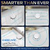 SereneLife Smart Robot Vacuum Cleaner with 2-in-1 Water Tank, App Control, and 4 Cleaning Modes—Ideal for Hardwood, Carpet, Pet Hair (White) - 4 of 4