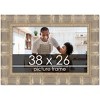 PosterPalooza | 38x26 Wide Bamboo Picture Frame, UV Acrylic, 4 Finishes - Brown, Black, Silver, and Natural - 2 of 4
