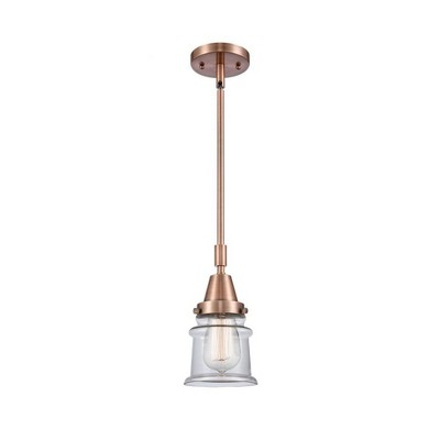 Canton - 1 Light Stem Hung Mini Pendant In Industrial Style-11.13 Inches Tall and 6.5 Inches Wide