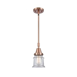 Canton - 1 Light Stem Hung Mini Pendant In Industrial Style-11.13 Inches Tall and 6.5 Inches Wide - 1 of 1