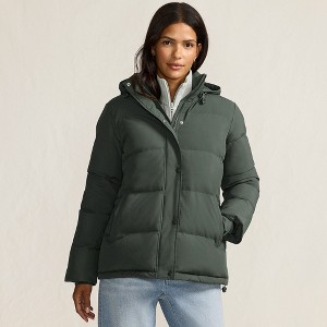 Lands' End Women's Wide Channel 600 Down Puffer Jacket - 1 of 4