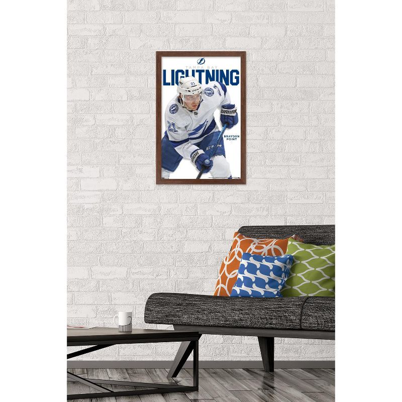 Trends International NHL Tampa Bay Lightning - Brayden Point Feature Series 23 Framed Wall Poster Prints, 2 of 7