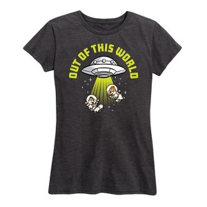 Women's - Disney - UFO Out Of This World Short Sleeve Graphic T-Shirt - 1 of 4