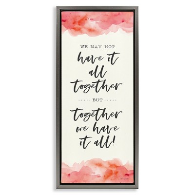 Stupell Industries Romantic Phrase with Blush Watercolor, 11" x 25"