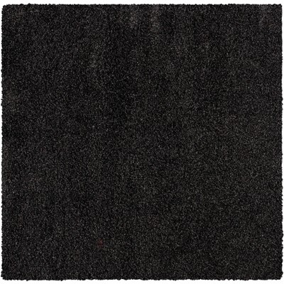 Evolution Shag Evo520 Power Loomed Area Rug - Charcoal - 6'7